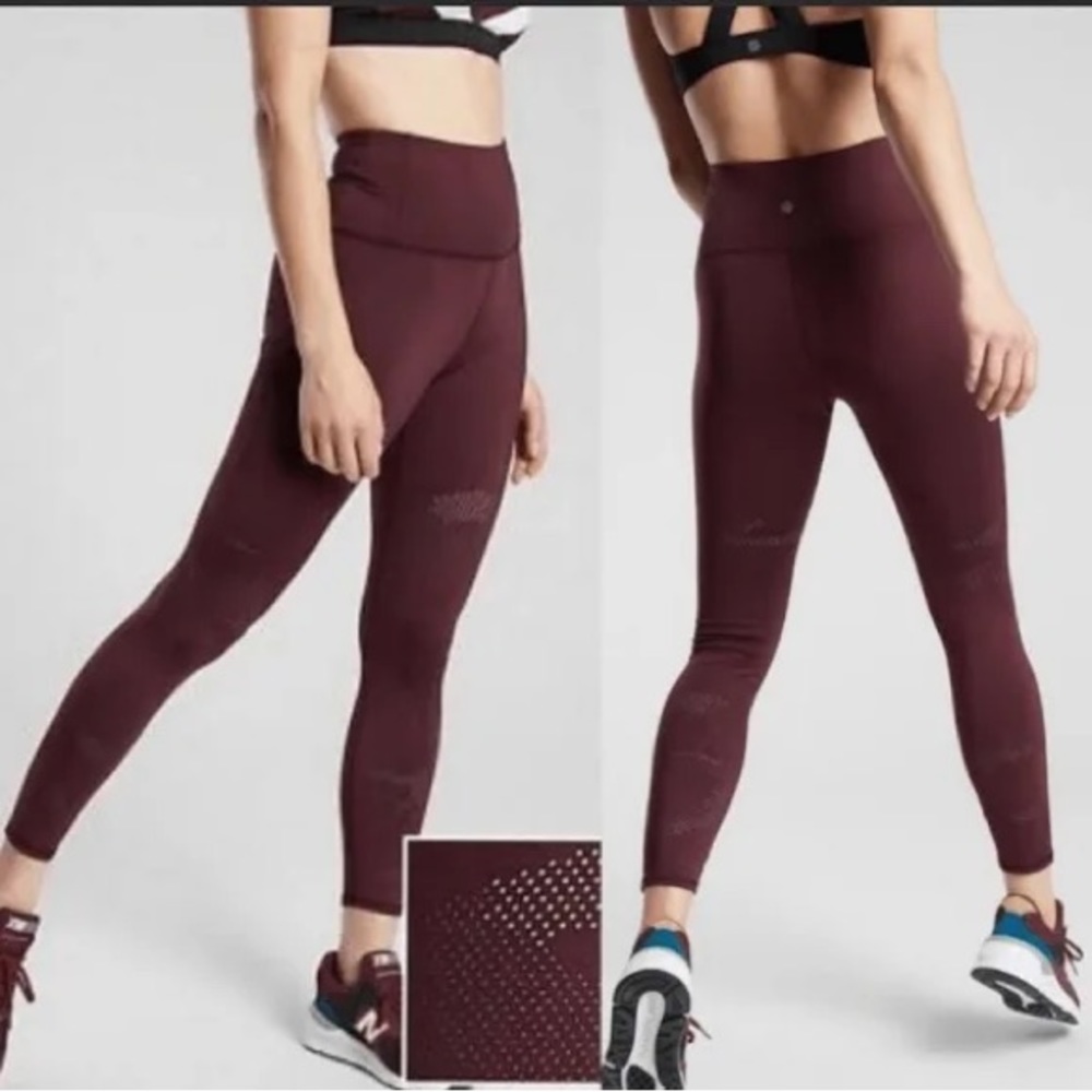 Athleta Persistence Laser Cut 7/8 Tight—Size S